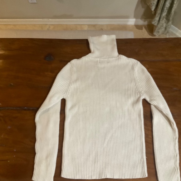 Sonoma Beige Turtleneck Sweater Size Medium - Picture 5 of 6